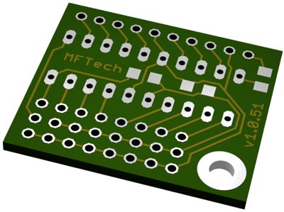 Platine für RC Empfänger Adapter Chip